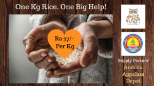One Kg Rice. One Big Help!