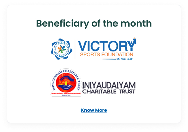 Beneficiary of the month